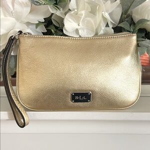 Ralph Lauren wristlet clutch fits iPhone